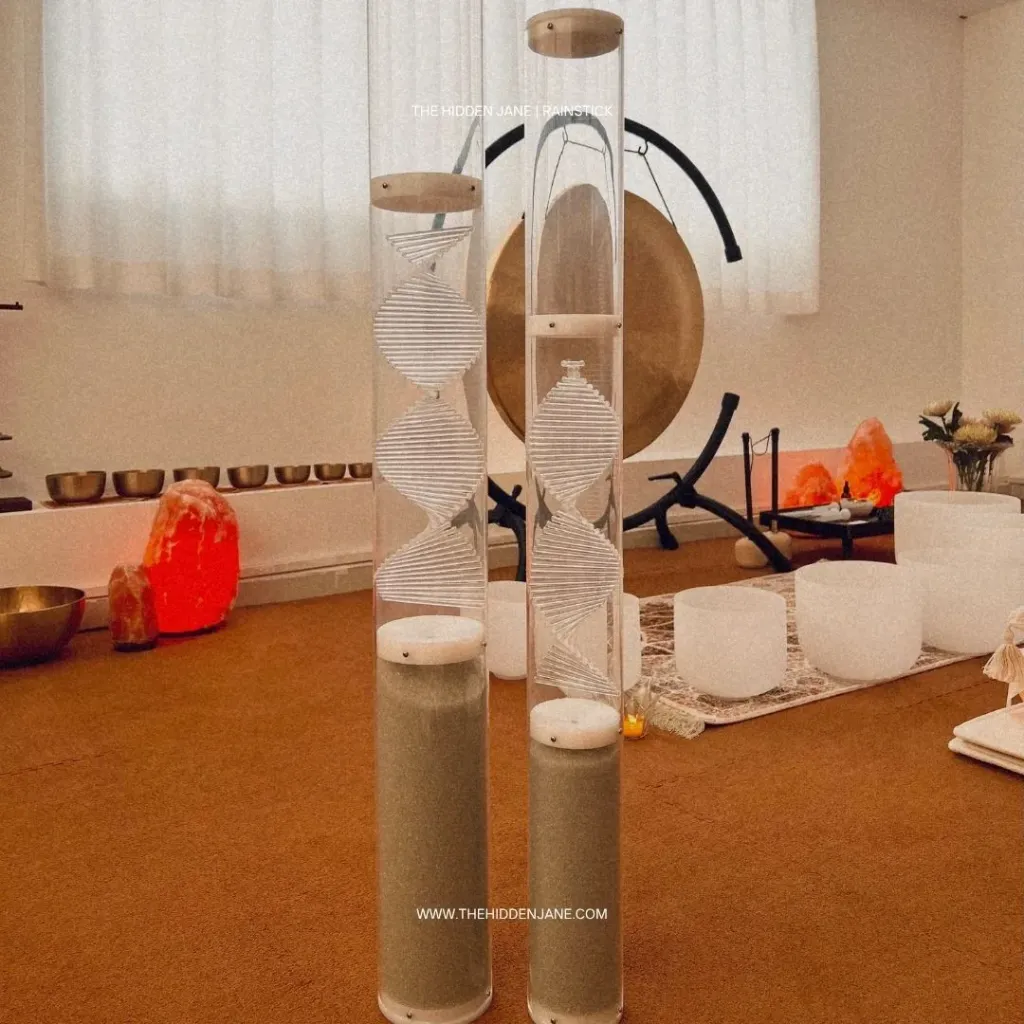 Transparent Helix Spiral Sound Column (Rainstick)